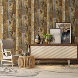 6m Realistic Wooden Effect Wallpaper Wood PanelPlanks Self Adhesive Vinyl Wrap
