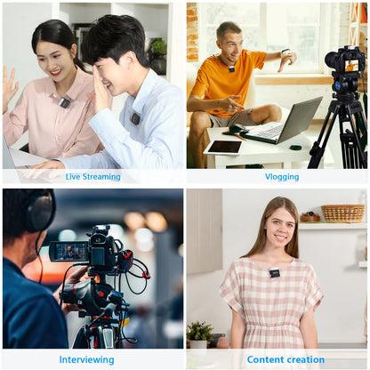 BOYA BY-M1V Wireless Lavalier Microphone – Pro Lapel Mic for iPhone, Android, DSLR, YouTube, Live Streaming & Vlogging