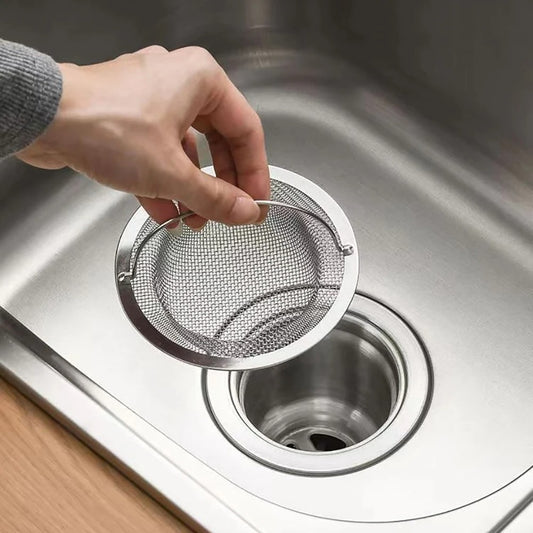 1Pc Stainless Steel Kitchen Sink Filter Kitchen Garbage Food Residue Dishsink Filter Bathroom Hair Catcher Keep Your Bathtub