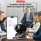 ERAZER XP7 Bluetooth Wireless Headphones - ASMR Headset with Translator &amp; Equalizer App, 14mm Speakers, Lightweight Design