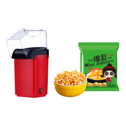 Fully Automatic Popcorn Machine – 110V/220V Electric Mini Popcorn Maker for Home Kitchen