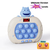 999 Level Electronic Pop Push Game Console – LED Screen Quick Push Fidget Toy for Kids & Adults | Perfect Christmas Gift