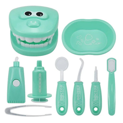 Montessori Doctor Role Play & Brushing Teeth Educational Toy – Early Learning Set for Kids