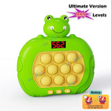 999 Level Electronic Pop Push Game Console – LED Screen Quick Push Fidget Toy for Kids & Adults | Perfect Christmas Gift