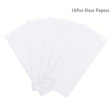 Practical Household Dust Cleaning Brush with 10 Pcs Non-woven Cleaning Cloth Long Handle Dust Gap Brush for Home Cleaning Tool
