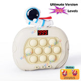 999 Level Electronic Pop Push Game Console – LED Screen Quick Push Fidget Toy for Kids & Adults | Perfect Christmas Gift