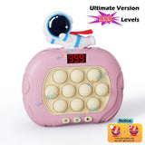 999 Level Electronic Pop Push Game Console – LED Screen Quick Push Fidget Toy for Kids & Adults | Perfect Christmas Gift