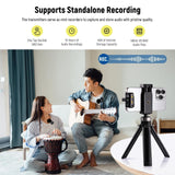 NEEWER CM28 Wireless Lavalier Microphone – Noise-Canceling, 200m Range, Lossless Audio for iPhone & Camera