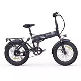 20” Fat Tire Electric Bike – 250W/500W/1000W, 15Ah Battery, Full Suspension Off-Road E-Bike
