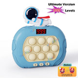 999 Level Electronic Pop Push Game Console – LED Screen Quick Push Fidget Toy for Kids & Adults | Perfect Christmas Gift