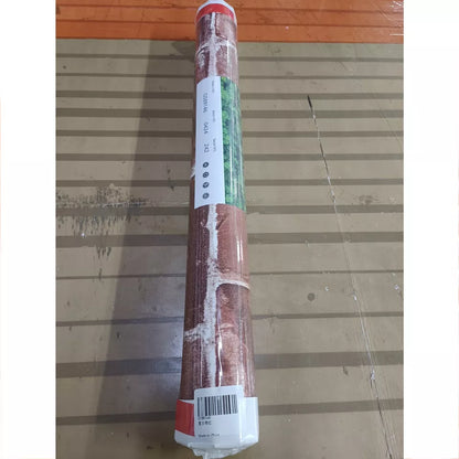 Papier peint texturé en pierre rustique effet brique vintage 3D réaliste rouge pour décoration d'intérieur