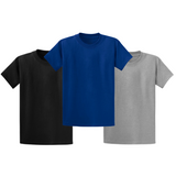 Pack of 3 Cheap Plain T-Shirts – 100% Soft Cotton | Stars & Stripes | 165 GSM Unisex Tee for Men & Women