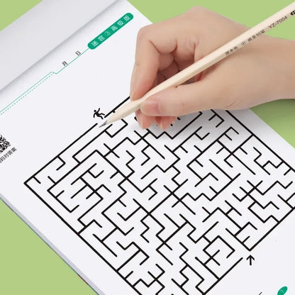 Children's Concentration Maze Training Book – Puzzle & Thinking Development Game for Kids