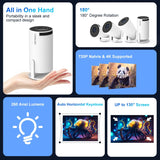 Magcubic HY300 Pro 4K Projector – Android 11, Dual WiFi 6, 260 ANSI Lumens, Bluetooth 5.0