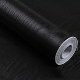 3m Black Wood Effect Vinyl Wrap Self Adhesive Countertop Cupboard Covering