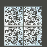12Pcs Hanging Screen Room Divider privacy Panels Partition Wall Hollow Art Decor
