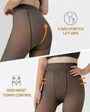 Thermal Fleece-Lined Leggings for Winter – Thick, High-Waist, Warm Tummy Control Casual Womenswear