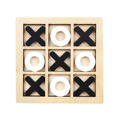 Montessori Wooden Mini Chess Puzzle – Early Educational Brain Training Toy for Kids