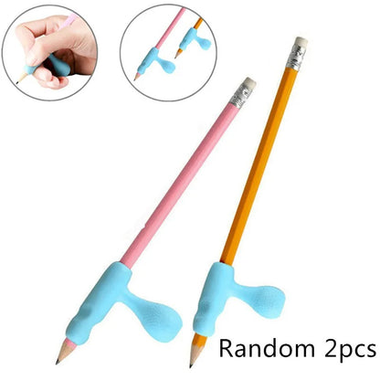 2PCS Montessori Pencil Grip – Early Learning Writing Corrector for Kids & Toddlers