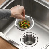 1Pc Stainless Steel Kitchen Sink Filter Kitchen Garbage Food Residue Dishsink Filter Bathroom Hair Catcher Keep Your Bathtub