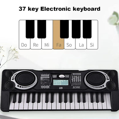 37-Key Digital Electronic Piano – Portable Kids Musical Keyboard Toy for Early Learning