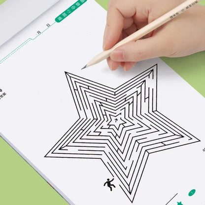 Children's Concentration Maze Training Book – Puzzle & Thinking Development Game for Kids