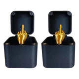 Interesting Prank Gift Middle Finger In Box Christmas Box Funny Creative Gifts Office Desk Decoration Home Decoration