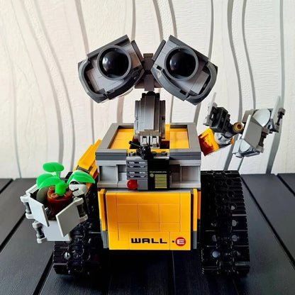 Robot Mobilization Building Block Toy – Compatible with LEGO, Wall-E Inspired Assembly Model for Kids & Collectors