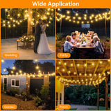 30M Outdoor String Lights G40 LED Festoon Fairy Patio Garland Lamp Wedding Street Camping Garden Birthday Party Decoration Light