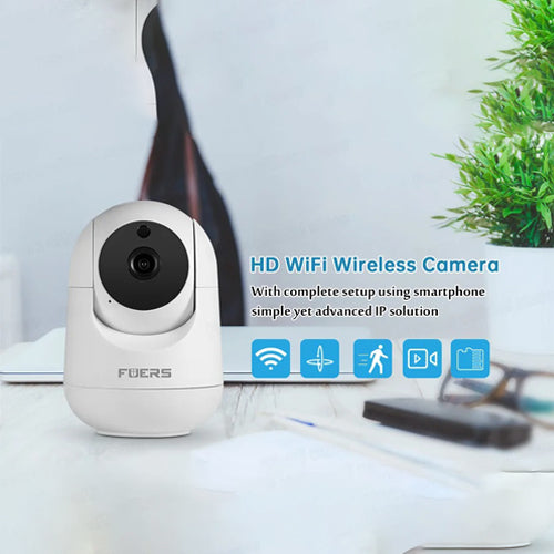 Fuers 4K 8MP WiFi IP Camera – Tuya Smart Home Indoor Cam, Auto-Tracking, CCTV Security & Baby Monitor