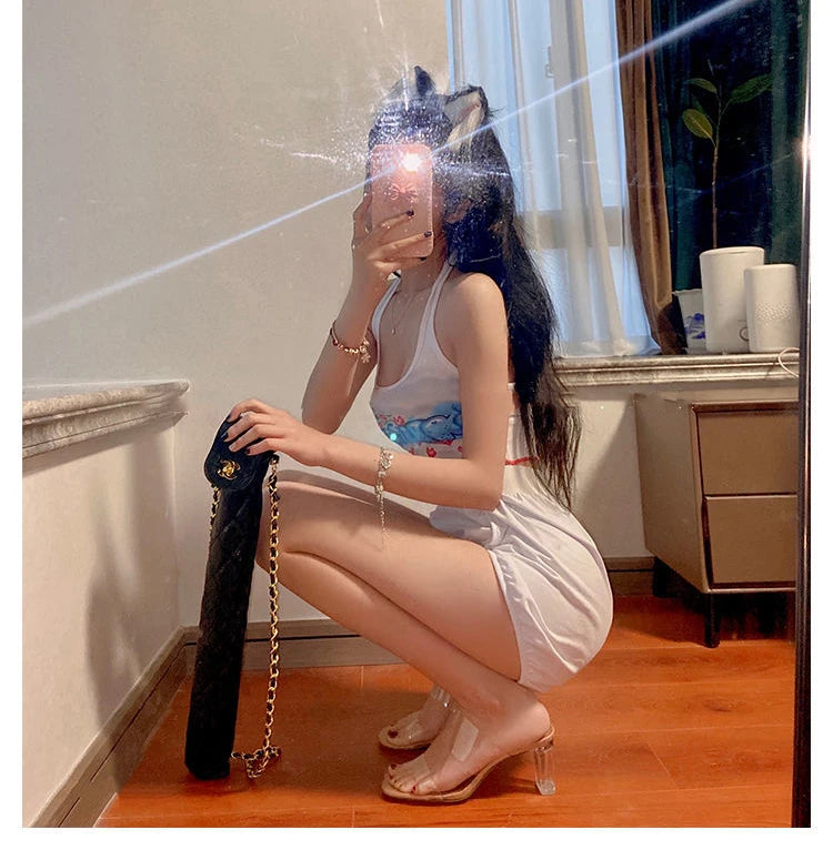 Summer Women’s Clear High Heel Sandals – 9cm Transparent Jelly Slippers with Open Square Toe, Sexy Fashion Pumps