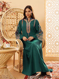 Dubai Abaya for Women – Elegant Middle Eastern Embroidered Muslim Dress, Islamic Kaftan Jalabiya, Moroccan Pullover Robe