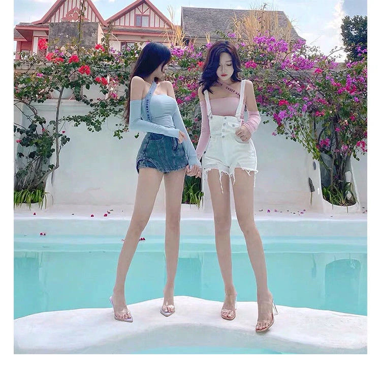 Summer Women’s Clear High Heel Sandals – 9cm Transparent Jelly Slippers with Open Square Toe, Sexy Fashion Pumps
