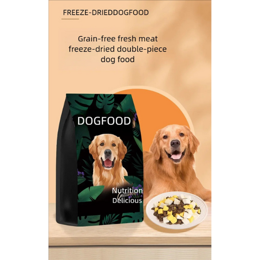 SHXI 18% protein based dry dog food, grain free dog food, suitable for all stages of life, fresh or raw materials