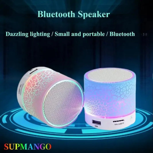 Dazzling Crack LED Wireless Bluetooth Subwoofer Speaker for Cars