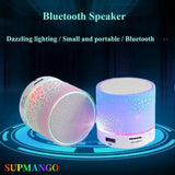 Dazzling Crack LED Wireless Bluetooth Subwoofer Speaker for Cars