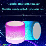 Dazzling Crack LED Wireless Bluetooth Subwoofer Speaker for Cars