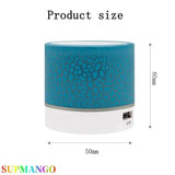 Dazzling Crack LED Wireless Bluetooth Subwoofer Speaker for Cars