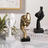 Modern Abstract Figurines Office Desk Decoration Accessories Figure Statue Modern Art Home Bedroom Living Room Interior Decor