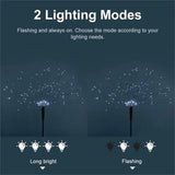 1/2/4Pcs Solar LED Firework Fairy Light Outdoor Garden Decoration Lawn Pathway Light For Patio Yard Party Christmas Wedding