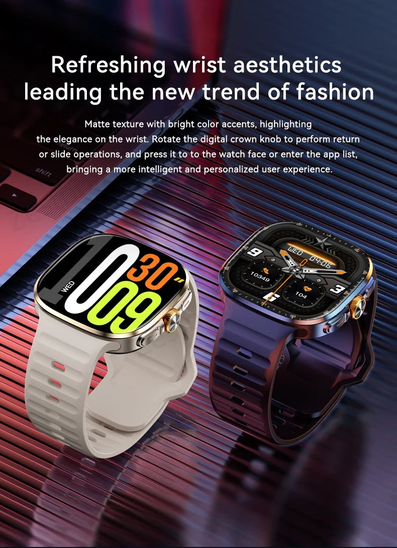 Original M99 5G Android Smartwatch – 2.4” AMOLED Display, 4G/5G SIM Card Support, GPS WiFi, 190° Rotating Camera, Android 10 Smart Watch with Game & Fitness Features