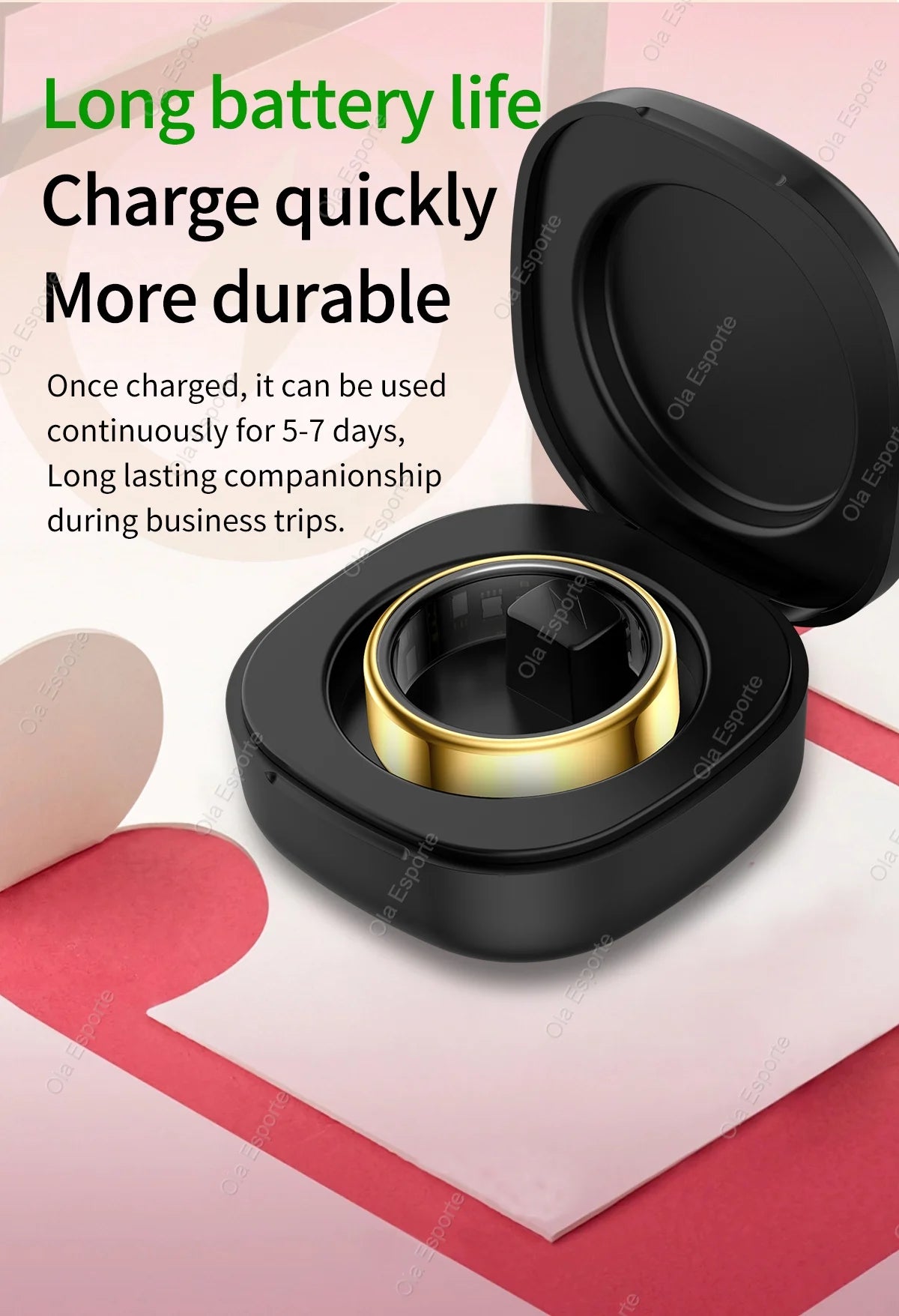 2025 Bluetooth Smart Ring – Heart Rate, Blood Oxygen & Sleep Monitor, Camera Control, 5ATM Waterproof Fitness Smart Ring for Men & Women
