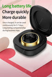 2025 Bluetooth Smart Ring – Heart Rate, Blood Oxygen & Sleep Monitor, Camera Control, 5ATM Waterproof Fitness Smart Ring for Men & Women