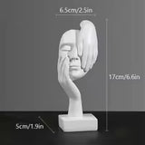 Modern Abstract Figurines Office Desk Decoration Accessories Figure Statue Modern Art Home Bedroom Living Room Interior Decor