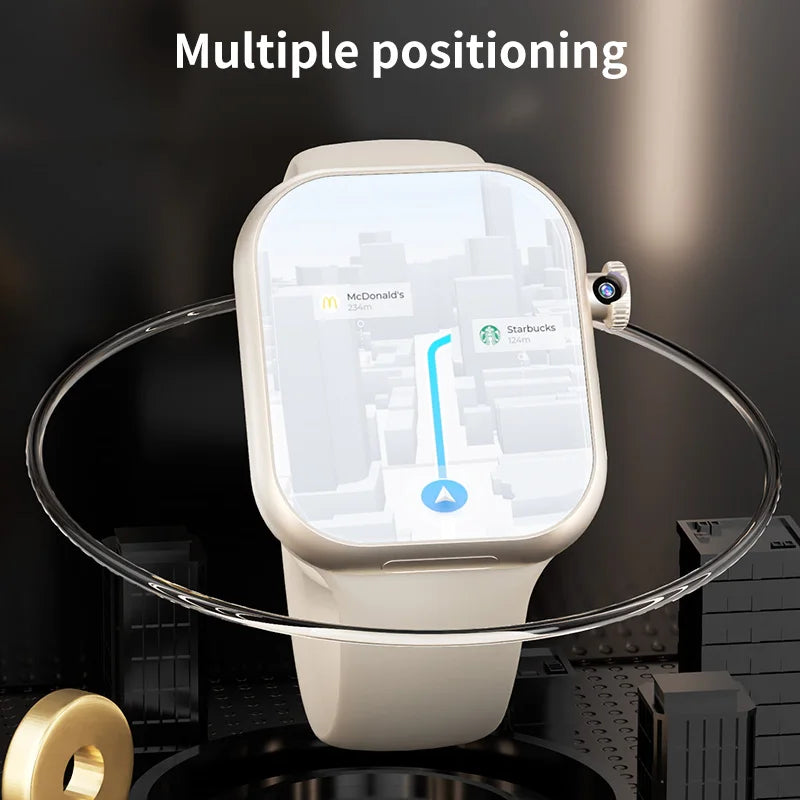 VP29 5G Android Smartwatch – 256GB Storage, 4G/5G LTE SIM, GPS, WiFi, 2.29” 490×580 AMOLED Display, 8MP Rotating Camera Smart Watch