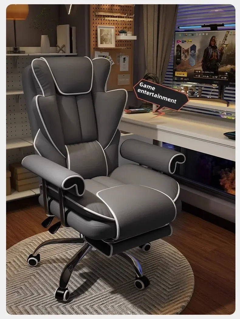 Gaming Chair Boys Comfortable Sedentary Home Computer Game Sofa Office  Study Backrest Reclining