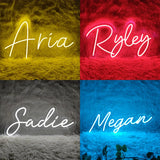 Custom Neon Sign Led Name Light for Kids Name Custom Signs Teenage Gift Led Neon Sign for Wall Decor Bedroom Decor Personalized