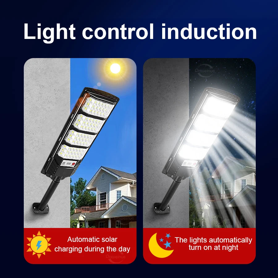 5000000LM Super Bright Outdoor Solar Lamp With Motion Sensor Solarlight Powerful LED Solar Lights Garden Street Courtyard Light