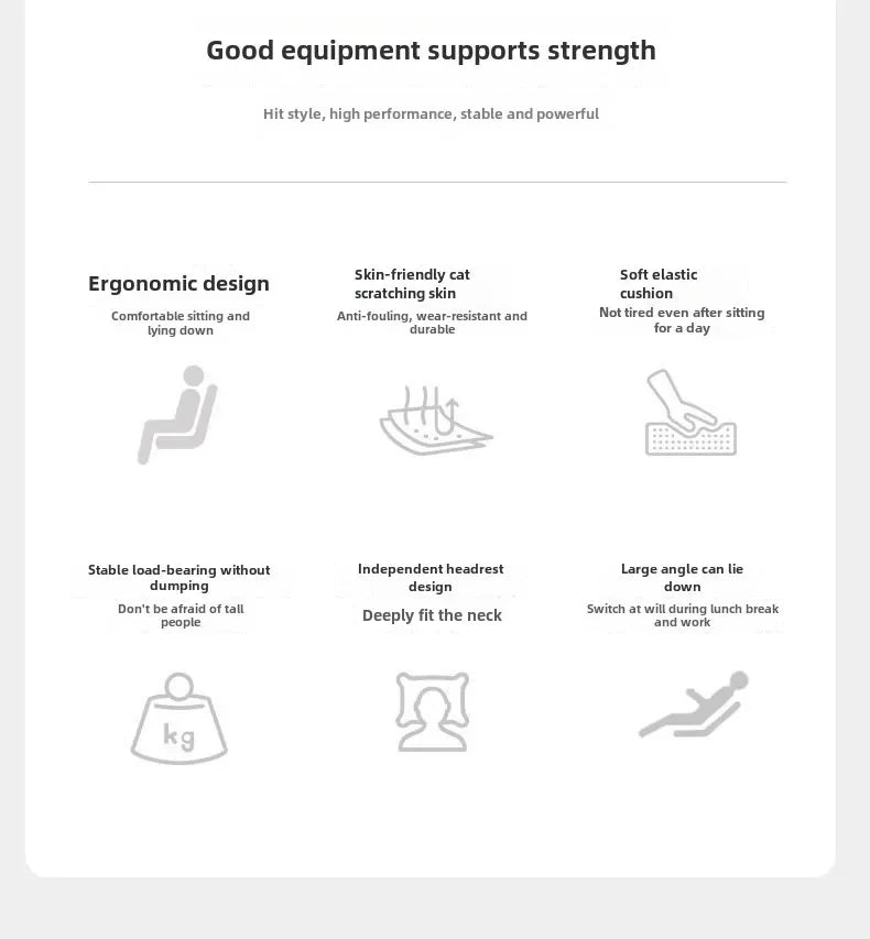 Gaming Chair Boys Comfortable Sedentary Home Computer Game Sofa Office  Study Backrest Reclining