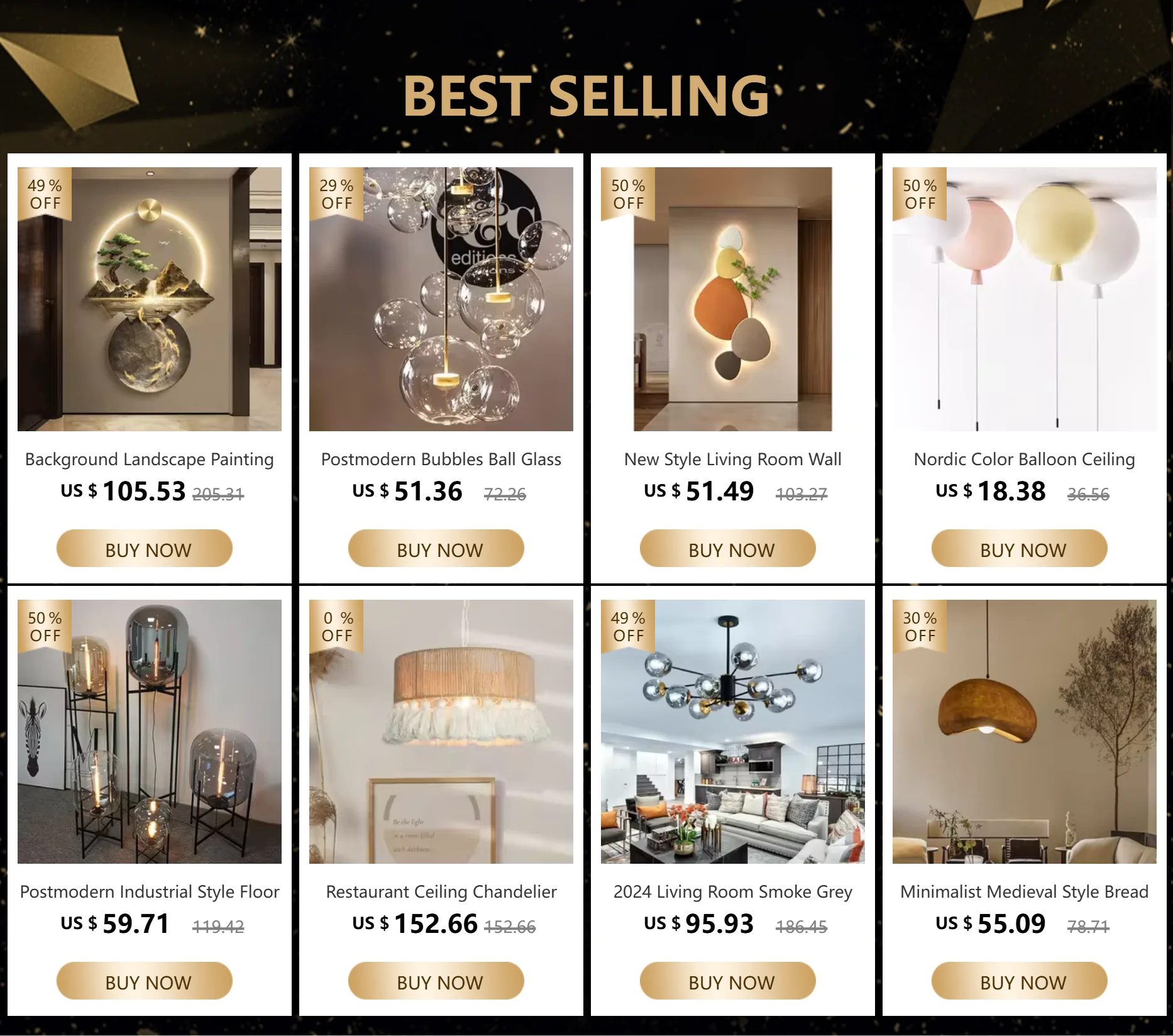 Background Landscape Painting Wall Lamp Chinese Creative Living Room LED Decor Light Corridor Remote Control Lighting Wall Lamps